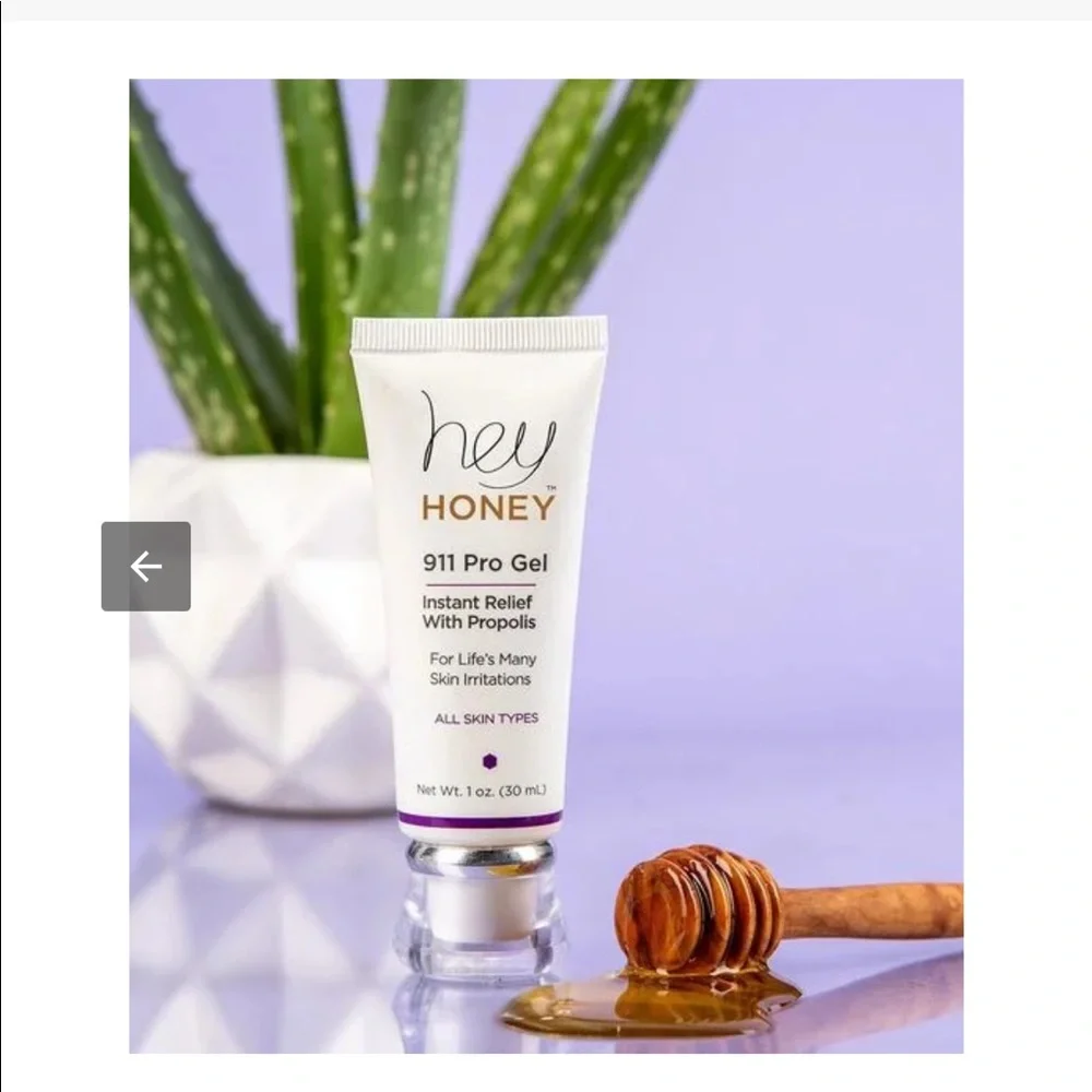 HEY HONEY 911 Pro Gel Instant Relief 1oz $48 CLEAN BEAUTY NIB
